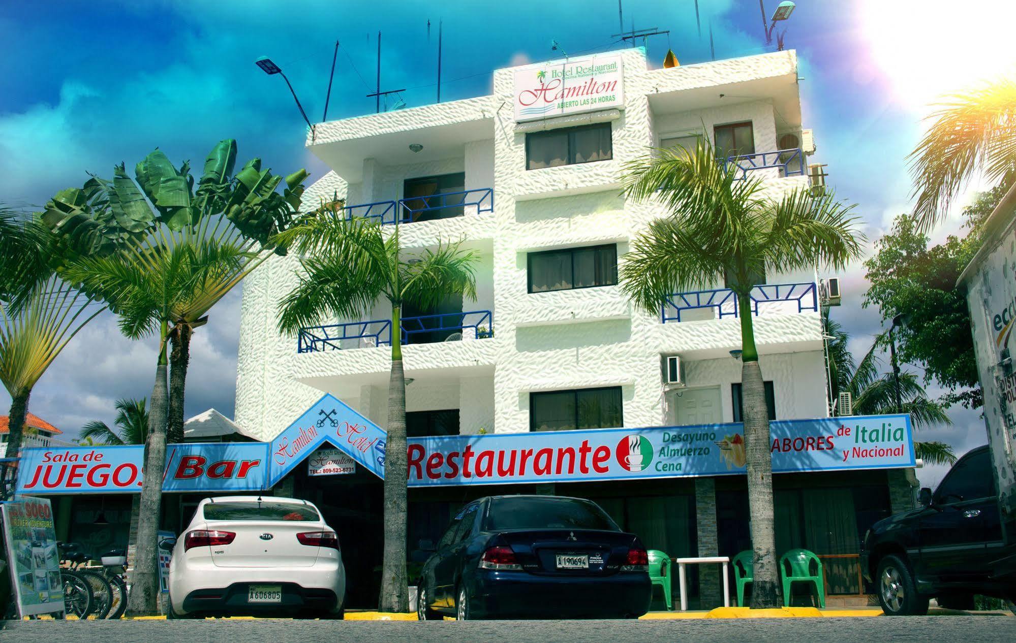 Hotel Restaurant Hamilton Boca Chica Exterior photo
